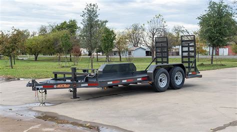 flatbed trailer for skid steer|low ground skid steer trailers.